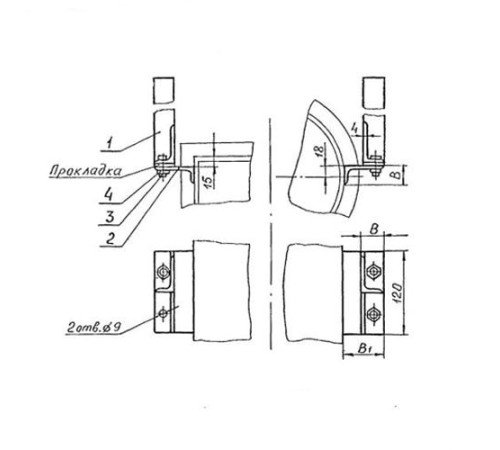 Подвески судовых трубопроводов Тип 4 в Бресте