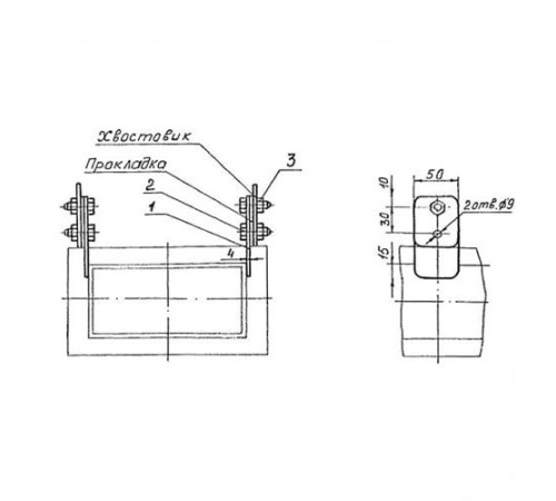 Подвески судовых трубопроводов Тип 3 в Бресте