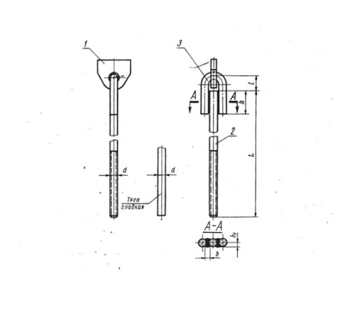 Проушины с тягой подвесок стальных трубопроводов в Бресте