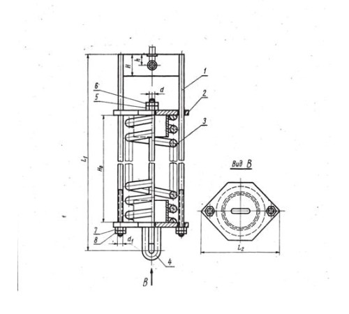Блоки пружин подвесок стальных трубопроводов в Бресте