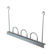 Подвеска трех труб на опорном уголке