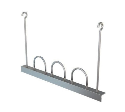 Подвески трех труб на опорном уголке в Бресте