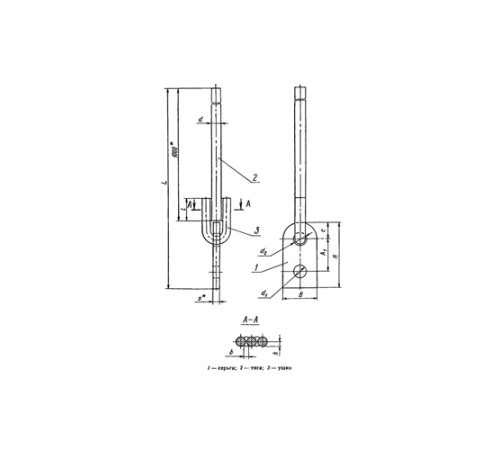 Тяги с серьгой для подвесок трубопроводов в Бресте
