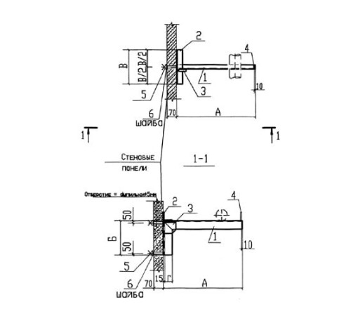 Крепления к стеновым панелям для трубопроводов в Бресте
