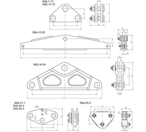 Коромысла типа 2К для ЛЭП в Бресте с доставкой по Беларуси