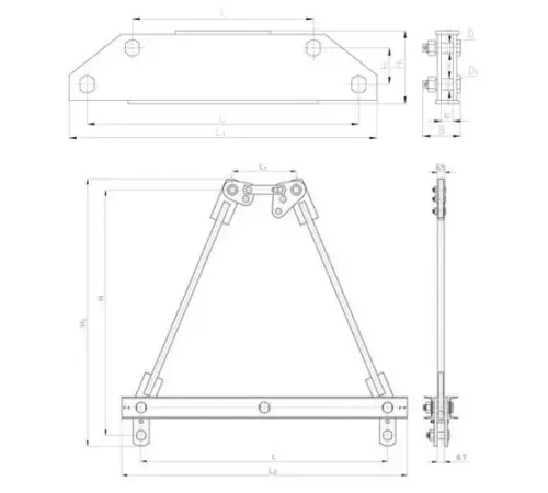 Коромысла типа 2КД2 в Бресте для воздушных ЛЭП