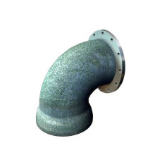 Колено раструб - фланец чугунное