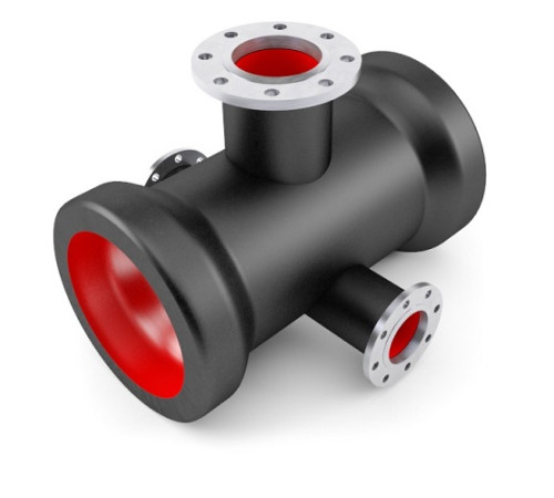 Кресты чугунные фланец-раструб с пожарной подставкой в Бресте