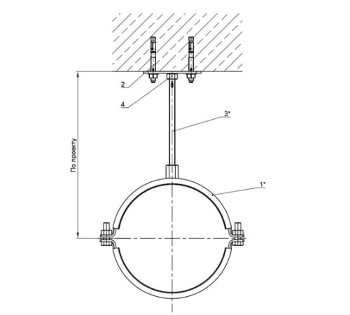 Крепления трубопроводов к перекрытию в Бресте для юрлиц