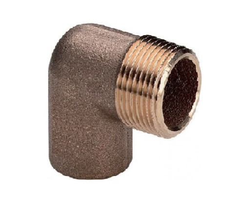 Медные угловые переходы с наружной резьбой в Бресте