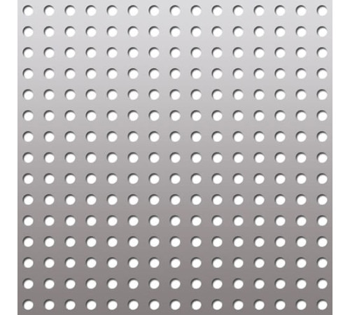 Перфорированные листы RV с круглыми отверстиями 1х2 м в Бресте