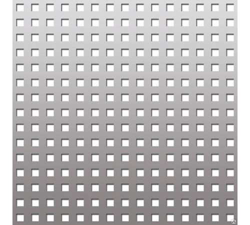 Перфорированные листы Qg с квадратными отверстиями 1х2м в Бресте