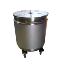 Передвижная дежа с рубашкой для лакокрасочной промышленности