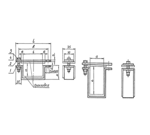 Подвески судовых трубопроводов Тип 9 в Бресте