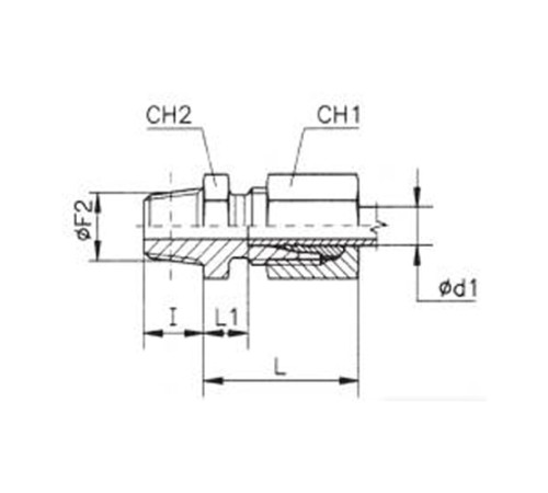 Штуцеры ввертные с конической резьбой TN93 в Бресте