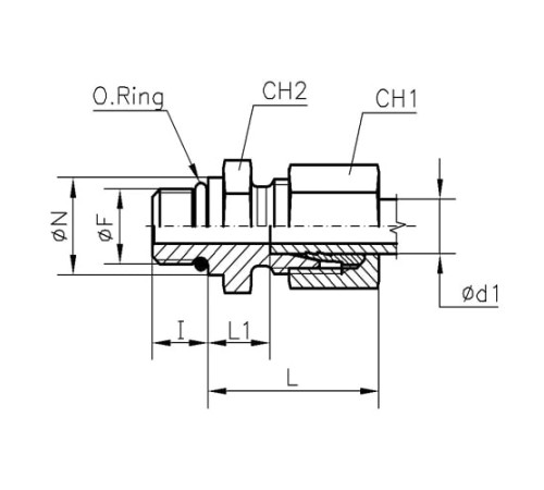 Штуцеры ввертные UNF с уплотнением в Бресте