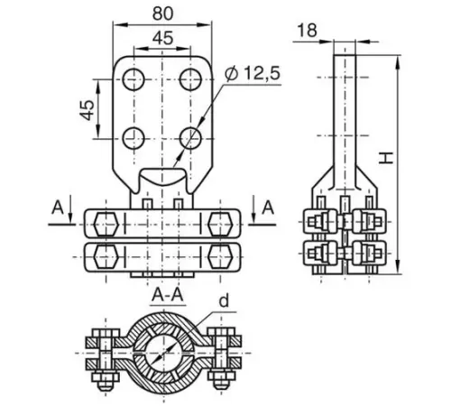 Аппаратные зажимы АШМ в Бресте для ЛЭП