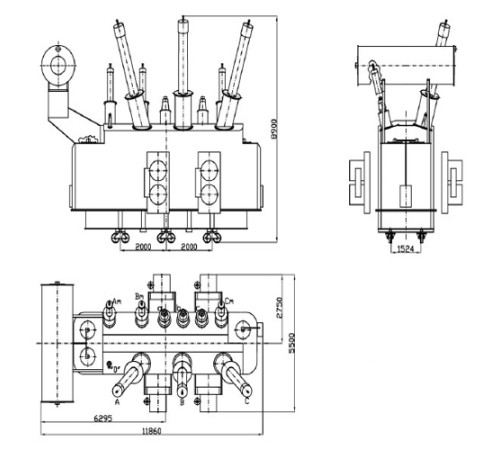 Силовые автотрансформаторы 220-500 кВ в Бресте