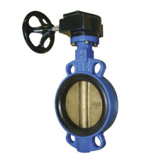 Дисковые затворы с редуктором