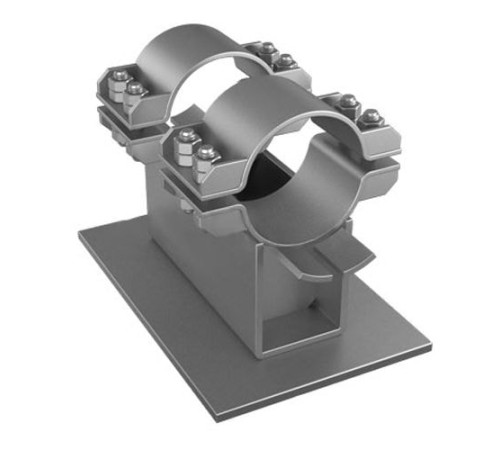 Хомутовые направляющие опоры для труб в Бресте