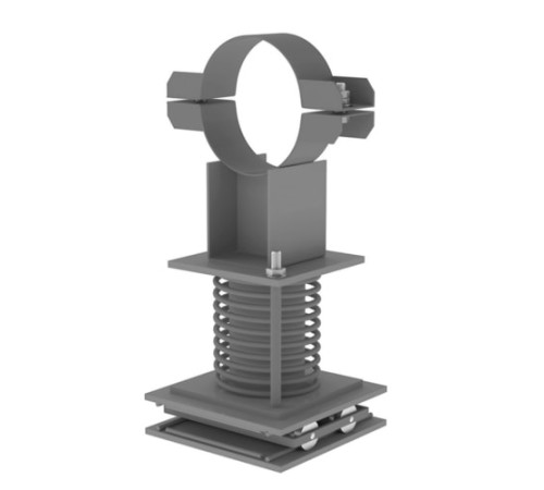 Катковые пружинные опоры трубопроводов ТЭС и АЭС в Бресте