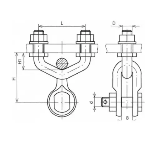 Узлы крепления типа КГП для ЛЭП в Бресте