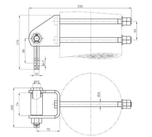 Узлы крепления КГТ-7-1 в Бресте для ЛЭП