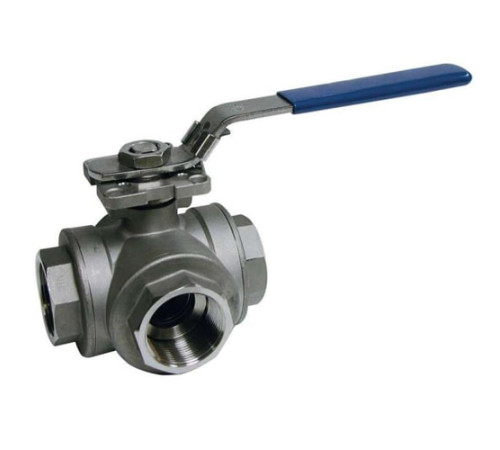 Трехходовые шаровые муфтовые краны AISI в Бресте