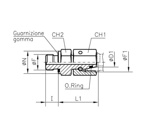 Штуцеры ввертные с уплотнением TN426 M в Бресте