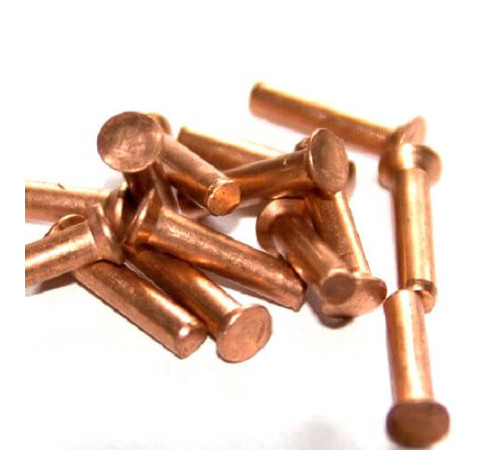 Медные заклепки с потайной головкой в Бресте