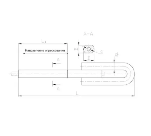 Натяжные прессуемые зажимы типа НС в Бресте
