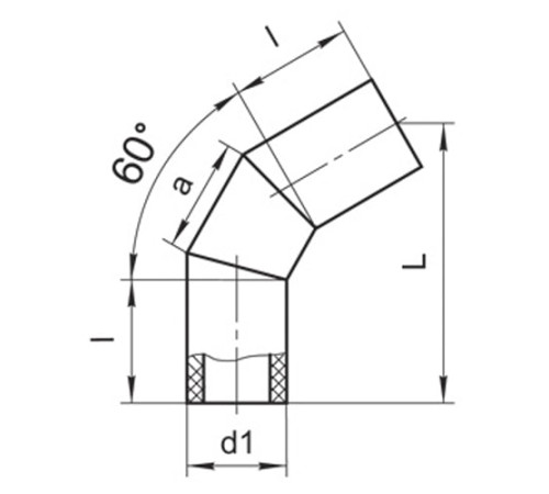 Оболочки на теплоизоляционные отводы 60° в Бресте