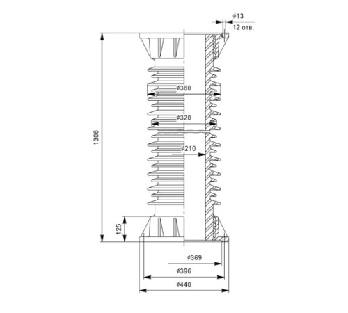 Фарфоровые армированные покрышки ПКДА для конденсаторов в Бресте