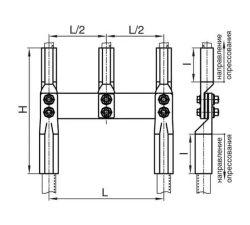 Переходные зажимы ППР для ЛЭП в Бресте и Беларуси