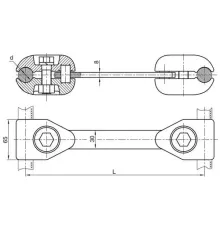 Распорки дистанционные типа РГ