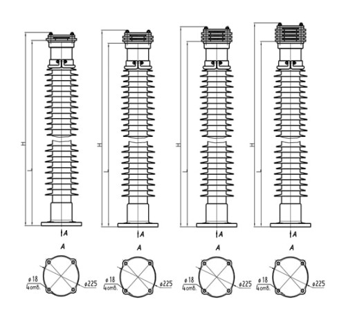 Шинные опоры ШО 110-132 кВ в Бресте для юрлиц