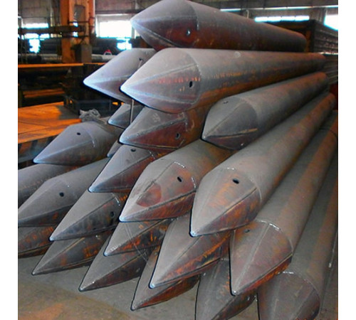 Конические стальные забивные сваи в Бресте и Беларуси