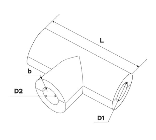 Теплоизоляционные равнопроходные тройки в Бресте