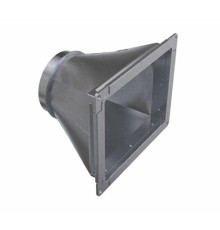 Титановые переходы с круглого на прямоугольное сечение односторонние