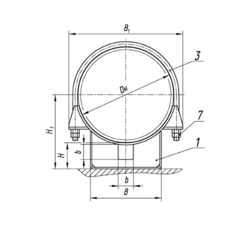 Опоры ТПР.05.29.00.000 для трубопроводов в Бресте