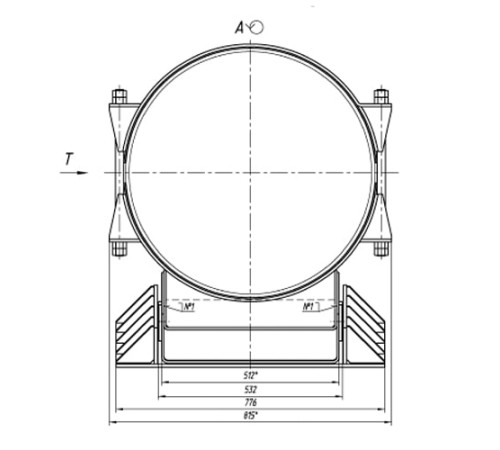 Опоры ТПР.08.13.00.000 в Бресте для трубопроводов