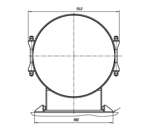 Опоры ТПР.14.05.00.000 в Бресте для трубопроводов