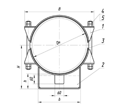 Опоры ТПР.14.45.00.000 в Бресте для трубопроводов