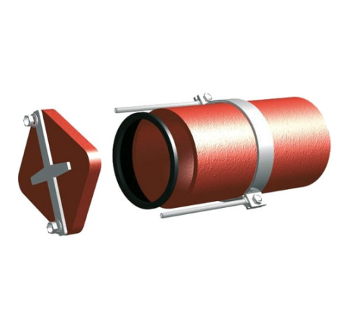 Безраструбные заглушки с прижимными скобами в Бресте