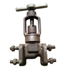 Запорный бесфланцевый вентиль-клапан